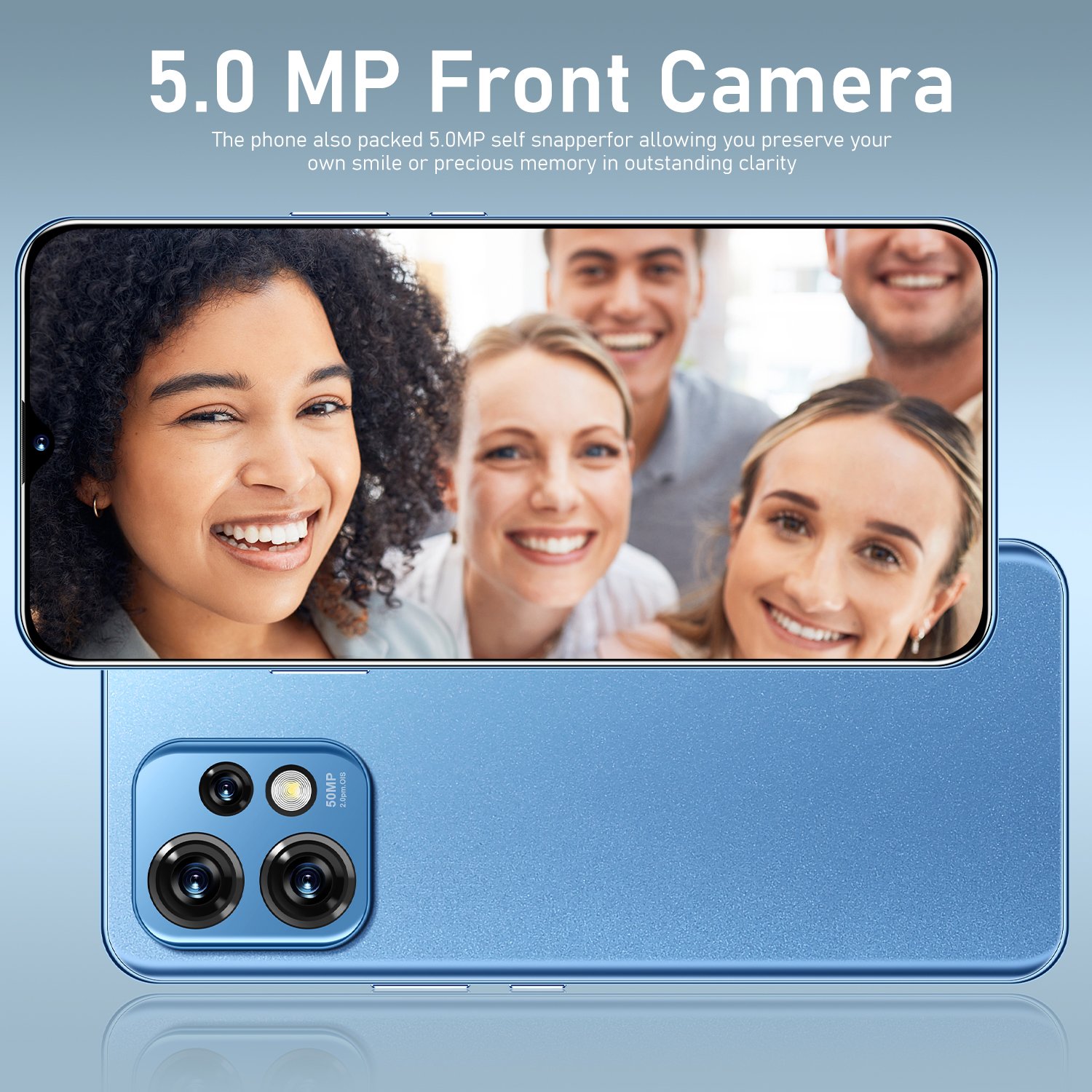 MOTOO X40 Pro 3G+64GB Smartphone 4G Dual SIM with 6.54inch 2K LCD Display 5MP+13 5G Cellular GPS+GSM+LTE